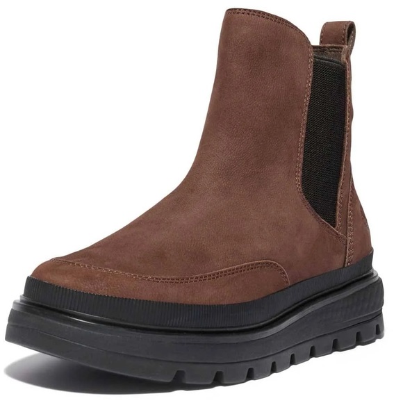 Timberland ray city leather Chelsea boot brand new never worn in brown leather - Picture 1 of 5